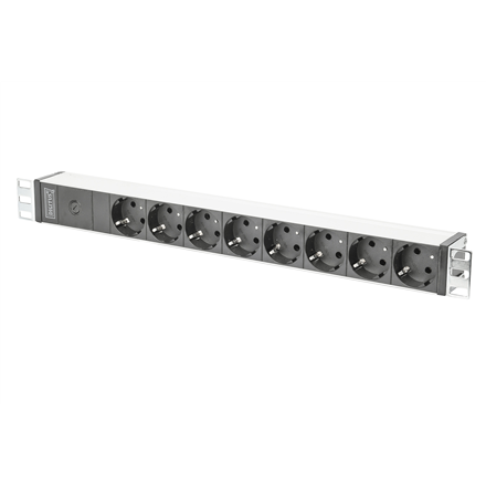 Aluminum outlet strip with pre-fuse | DN-95410 | Sockets quantity 8 - Image 2