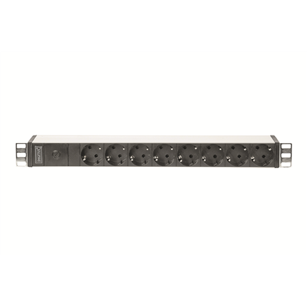 Aluminum outlet strip with pre-fuse | DN-95410 | Sockets quantity 8 - Image 4