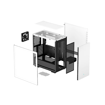 Deepcool | MID TOWER CASE | CH510 | Side window | White | Mid-Tower | Power supply included No | ATX PS2 - Image 6