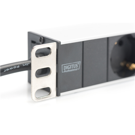 Aluminum outlet strip with 8 safety outlets | DN-95401 | Sockets quantity 8 - Image 6