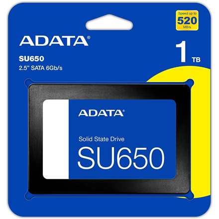 ADATA | Ultimate SU650 | 1000 GB | SSD form factor 2.5" | Solid-state drive interface SATA 6Gb/s | Read speed 520 MB/s | Write speed 450 MB/s - Image 2
