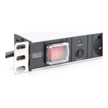 Digitus Aluminum outlet strip with overload protection | DN-95403 | Sockets quantity 7 - Image 6