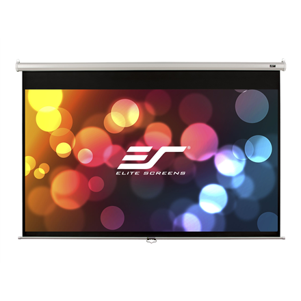 Elite Screens | Manual Series | M113NWS1 | Diagonal 113 " | 1:1 | Viewable screen width (W) 203 cm | White - Image 2