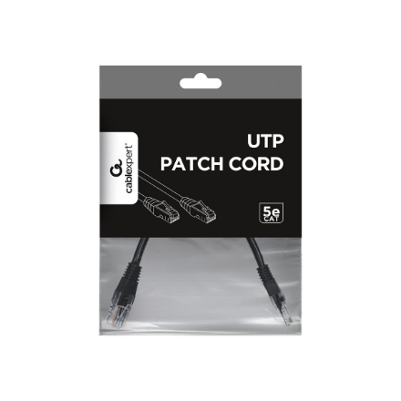 Cablexpert | Patch Cord Cat.5e UTP 0.25m | Black RJ-45 | RJ-45 - Image 3