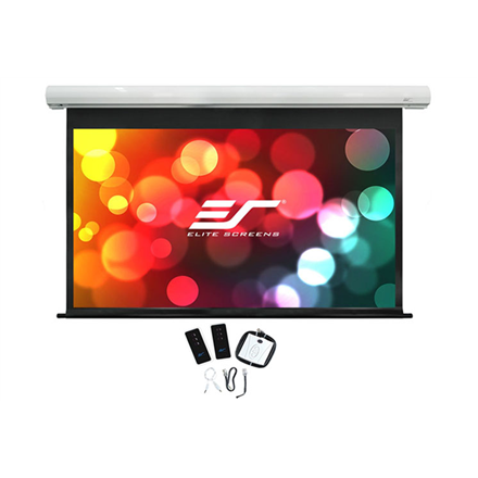 Elite Screens | Saker Series | SK100XHW-E12 | Diagonal 100 " | 16:9 | Viewable screen width (W) 221 cm | White - Image 2