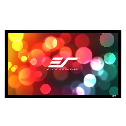 Elite Screens | SableFrame Series | ER100WH1 | Diagonal 100 " | 16:9 | Viewable screen width (W) 221 cm | Black - Image 2