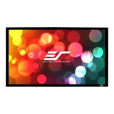 Elite Screens | SableFrame Series | ER100WH1 | Diagonal 100 " | 16:9 | Viewable screen width (W) 221 cm | Black - Image 3