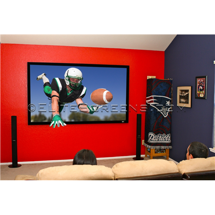 Elite Screens | SableFrame Series | ER100WH1 | Diagonal 100 " | 16:9 | Viewable screen width (W) 221 cm | Black - Image 4