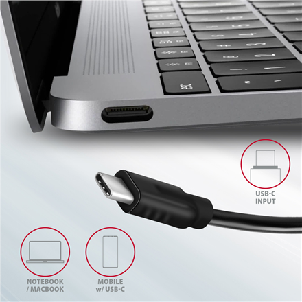 AXAGON Multi-port USB-C 10Gbps hub, 13cm | HMC-5G21 - Image 7