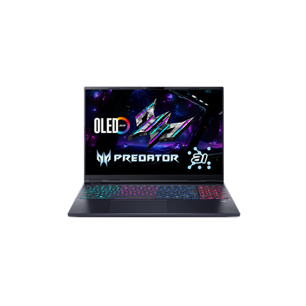 Acer | Predator Helios Neo 16S AI PHN16S-71-7556 | Abyssal Black | 16 " | OLED | WQXGA | 2560 x 1600 pixels | Intel Core U7 | 255HX | 16 GB | DDR5 | Solid-state drive capacity 1000 GB | NVIDIA GeForce RTX 5060 | GDDR7 | 8 GB | Windows 11 Home | 802.11ax | Bluetooth version 5.3 | Keyboard language US international | Keyboard backlit | Warranty 24 month(s) - Image 2