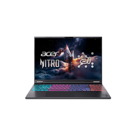 Acer | Nitro V 16S AI AN16S-61-R6Q1 | Obsidian Black | 16 " | IPS | WUXGA | AMD Ryzen AI 7 | 350 | 16 GB | DDR5 | Solid-state drive capacity 1000 GB | NVIDIA GeForce RTX 5060 | Windows 11 Home | 802.11ax | Bluetooth version 5.3 | Keyboard language US international | Keyboard backlit | Warranty 24 month(s) - Image 2