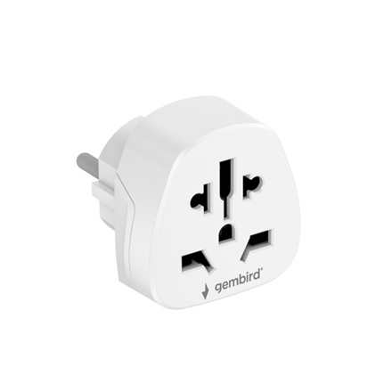Gembird World to EU power adapter plug, 15 A | A-AC-EUMINTF | Travel adapter - Image 3