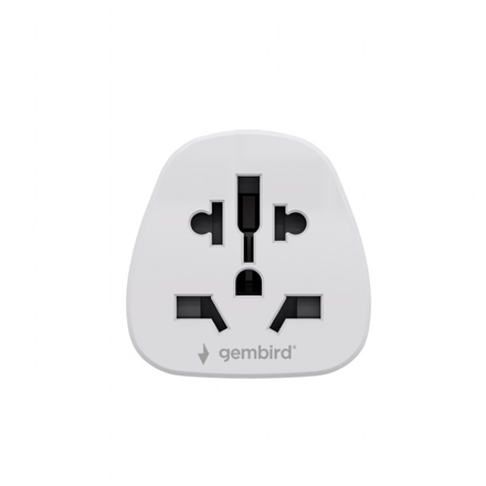 Gembird World to EU power adapter plug, 15 A | A-AC-EUMINTF | Travel adapter - Image 4