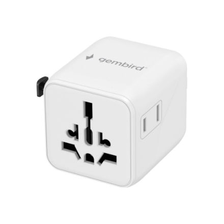 Gembird Universal travel power adapter | TPA-INT-01-W | Travel adapter - Image 3