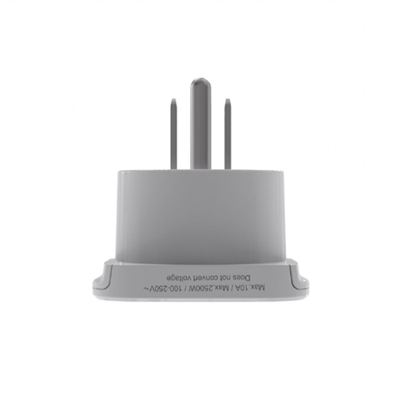 Gembird World to US power adapter plug, 10 A | A-AC-USMINTF | Travel adapter - Image 5