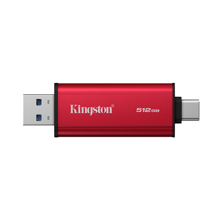 Kingston Dual Portable Solid-State Drive, USB Type-A and Type-C | 512 GB | Solid-state drive interface USB 3.2 Gen 2 | Read speed 1050 MB/s | Write speed 950 MB/s - Image 3