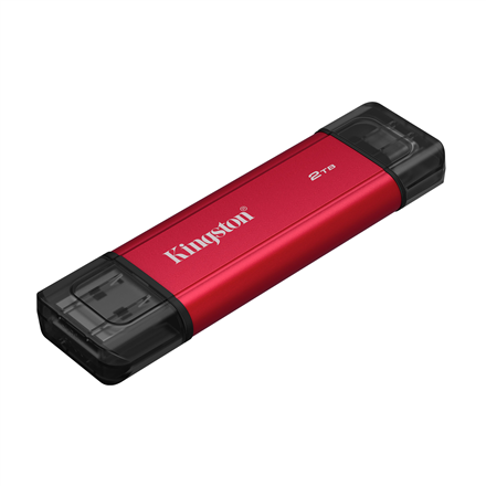 Kingston Dual Portable Solid-State Drive, USB Type-A and Type-C | 2000 GB | Solid-state drive interface USB 3.2 Gen 2 | Read speed 1050 MB/s | Write speed 950 MB/s - Image 4