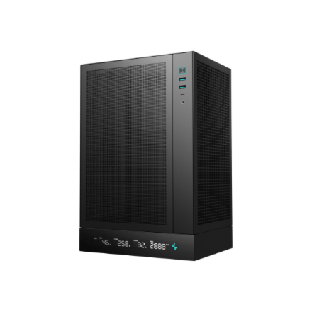 Deepcool PC Gaming Case | CH170 DIGITAL | Black | Mini ITX | Power supply included No | ATX PS2 - Image 3