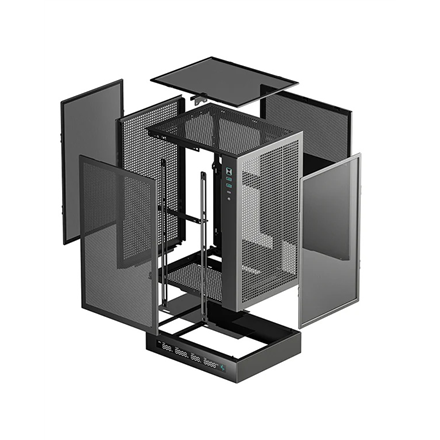 Deepcool PC Gaming Case | CH170 DIGITAL | Black | Mini ITX | Power supply included No | ATX PS2 - Image 6