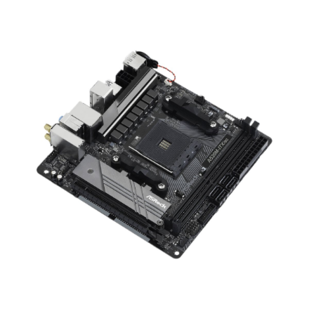 ASRock A520M-ITX/AC | Processor family AMD | Processor socket AM4 | DDR4 | Supported hard disk drive interfaces SATA, M.2 | Number of SATA connectors 4 - Image 5