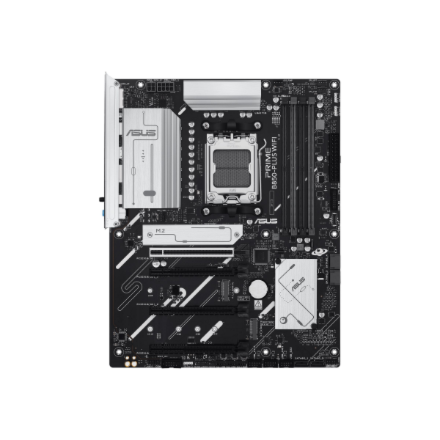 Asus PRIME B850-PLUS WIFI | Processor family AMD | Processor socket AM5 | DDR5 | Supported hard disk drive interfaces M.2, SATA | Number of SATA connectors 4 - Image 3