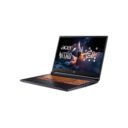 Acer | Nitro V 17 AI ANV17-41-R27Z | Obsidian Black | 17.3 " | IPS | QHD | 2560 x 1440 pixels | AMD Ryzen 7 | 260 | 32 GB | DDR5 | Solid-state drive capacity 1000 GB | NVIDIA GeForce RTX 5060 | GDDR7 | 8 GB | Windows 11 Home | 802.11ax | Bluetooth version 5.3 | Keyboard language US international | Keyboard backlit | Warranty 24 month(s) - Image 6