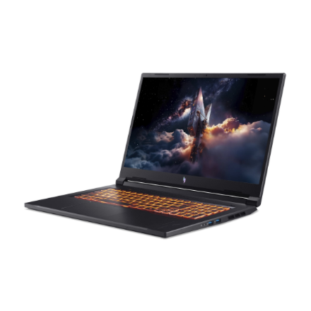 Acer | Nitro V 17 AI ANV17-41-R27Z | Obsidian Black | 17.3 " | IPS | QHD | 2560 x 1440 pixels | AMD Ryzen 7 | 260 | 32 GB | DDR5 | Solid-state drive capacity 1000 GB | NVIDIA GeForce RTX 5060 | GDDR7 | 8 GB | Windows 11 Home | 802.11ax | Bluetooth version 5.3 | Keyboard language US international | Keyboard backlit | Warranty 24 month(s) - Image 3