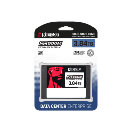 Kingston DC600M | 3840 GB | SSD form factor 2.5" | Solid-state drive interface SATA Rev. 3.0 | Read speed 560 MB/s | Write speed 530 MB/s - Image 4
