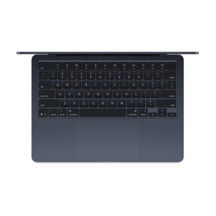 Apple MacBook | Air | Midnight | 13 " | IPS | 2560 x 1664 pixels | Apple M4 | 16 GB | Solid-state drive capacity 256 GB | Apple M4 chip 10-core CPU/8-core GPU | macOS | 802.11ax | Bluetooth version 5.0 | Keyboard language Swedish | Keyboard backlit | Warranty 12 month(s) - Image 5