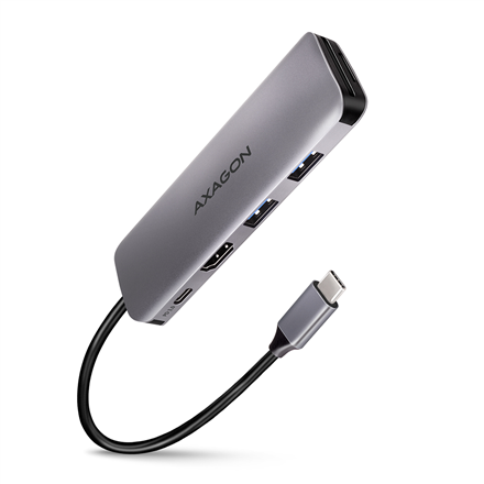 AXAGON SuperSpeed USB-C COMBO 5in1 Hub | HMC-5 - Image 2