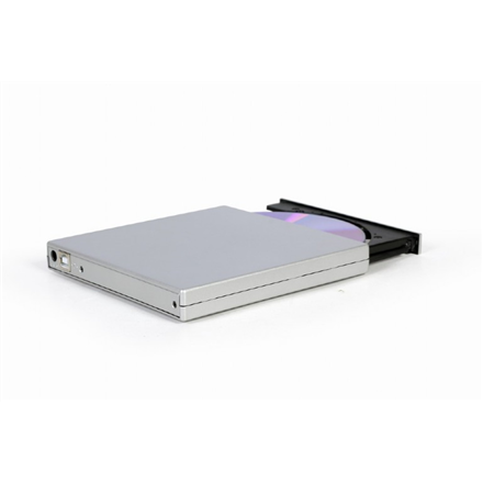 Gembird External USB DVD drive | DVD-USB-021-SV | Interface USB 2.0 | CD/DVD | CD read speed 24 x | CD write speed 24 x | Silver - Image 2