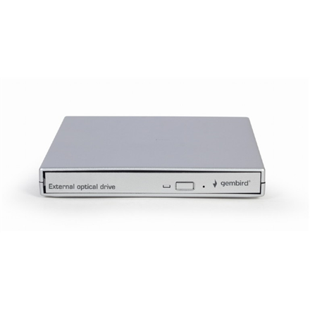 Gembird External USB DVD drive | DVD-USB-021-SV | Interface USB 2.0 | CD/DVD | CD read speed 24 x | CD write speed 24 x | Silver - Image 4