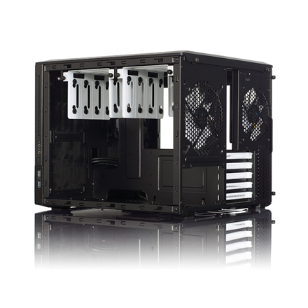 Fractal Design | NODE 804 | Side window | 2 - USB 3.0Audio in/outPower button with LED (white)HDD activity LED (white) | Black | Micro ATX | Power supply included No - Image 5