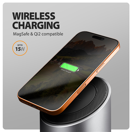 AXAGON USB-C 10Gbps Wireless Charging 9in1 hub | HMC-WL9 - Image 6