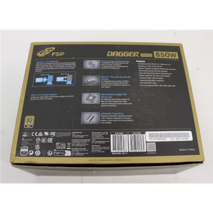 SALE OUT. FSP SFX PSU | DAGGER PRO 850 | DEMO | 850 W - Image 3